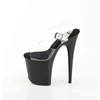 Pleaser - FLAMINGO808PREM Ankle strap sandal, Pole dance shoes - Transparent Product image